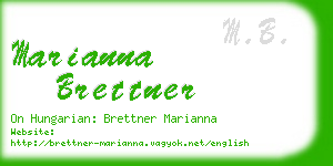 marianna brettner business card